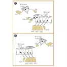 Clear Prop Accessories P-47B Thunderbolt double-sided painting mask for Dora Wings kit 1:48 (CPA48039)