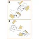 Clear Prop Accessories A2D-1 Skyshark double-sided painting mask for CP kits 1:48 (CPA48041)