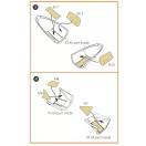 Clear Prop Accessories A2D-1 Skyshark double-sided painting mask for CP kits 1:48 (CPA48041)