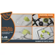   Clear Prop Accessories Culver PQ-14 (all versions) double-sided painting mask for CP kits 1:48 (CPA48042)
