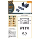 Clear Prop Accessories Gloster E28/39 Pioneer wheel set 1:48 (CPA48044)