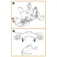   Clear Prop Accessories Gloster E28/39 Pioneer PE parts for CP kits 1:48 (CPA48046)