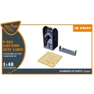   Clear Prop Accessories F-86A Ejection seat early for CP kits 1:48 (CPA48047)