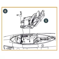   Clear Prop Accessories F-86A Ejection seat early for CP kits 1:48 (CPA48047)