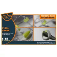   Clear Prop Accessories F-86A double-sided painting mask for CP kits 1:48 (CPA48049)