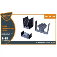   Clear Prop Accessories F-86A undercarriage covers for CP kits 1:48 (CPA48050)