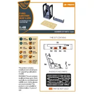   Clear Prop Accessories F-86A Ejection seat late for CP kits 1:48 (CPA48054)