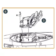   Clear Prop Accessories F-86A Ejection seat late for CP kits 1:48 (CPA48054)