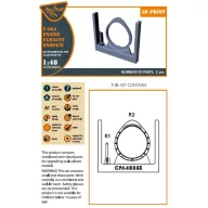   Clear Prop Accessories F-86A engine exhaust endface for CP kits 1:48 (CPA48055)