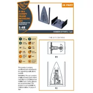   Clear Prop Accessories F-86A Canopy frame detailing set for CP kits 1:48 (CPA48056)