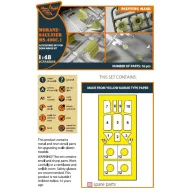   Clear Prop Accessories Morane-Saulnier MS.406C.1 painting mask for Dora Wings kit 1:48 (CPA48058)