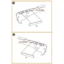 Clear Prop Accessories Morane-Saulnier exhausts for Dora Wings kit 1:48 (CPA48061)