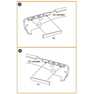   Clear Prop Accessories Morane-Saulnier exhausts for Dora Wings kit 1:48 (CPA48061)