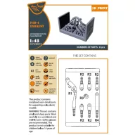   Clear Prop Accessories F4B-4 exhausts for CP kits 1:48 (CPA48073)