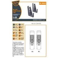   Clear Prop Accessories Mk.XXI Bomb Raks F4B for CP kits 1:48 (CPA48078)
