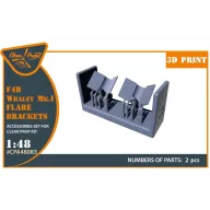   Clear Prop Accessories F4B Whaley Mk.I Flare brackets for CP kits 1:48 (CPA48083)