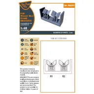   Clear Prop Accessories F4B Whaley Mk.I Flare brackets for CP kits 1:48 (CPA48083)
