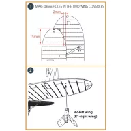   Clear Prop Accessories F4B Whaley Mk.I Flare brackets for CP kits 1:48 (CPA48083)