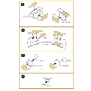 Clear Prop Accessories Hs 129B2/3 double-sided painting mask for Takom kit 1:48 (CPA48086)