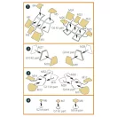 Clear Prop Accessories UH-60A, MH-60L double-sided painting mask for ICM kit 1:48 (CPA48096)