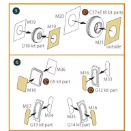   Clear Prop Accessories UH-60A, MH-60L double-sided painting mask for ICM kit 1:48 (CPA48096)