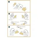 Clear Prop Accessories DHC-2 Beaver painting mask for Dora Wings kit 1:48 (CPA48102)