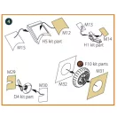 Clear Prop Accessories Bf-109E-1/3/3a double-sided painting mask for Wingsy Kits 1:48 (CPA48107)
