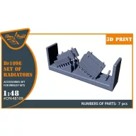   Clear Prop Accessories Bf-109E set of radiators for Wingsy Kits 1:48 (CPA48109)