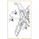 Clear Prop Accessories Bf-109E set of radiators for Wingsy Kits 1:48 (CPA48109)