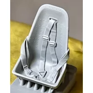   Clear Prop Accessories Bf-109E seat with safety belts for Wingsy Kits 1:48 (CPA48111)