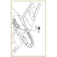   Clear Prop Accessories Bf-109E air intake for Wingsy Kits 1:48 (CPA48113)