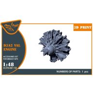   Clear Prop Accessories D3A2 VAL engine for Wingsy Kits 1:48 (CPA48118)