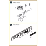   Clear Prop Accessories Magasins for Type92 gun 9 pcs 1:48 (CPA48120)