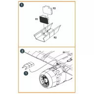   Clear Prop Accessories D3A2 VAL radiator set for Wingsy Kits 1:48 (CPA48121)