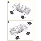 Clear Prop Accessories Kubelwagen type 82 Wheel set 1:48 (CPA48124)