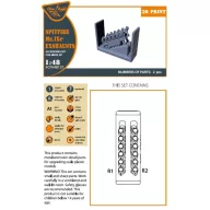  Clear Prop Accessories Spitfire Mk.IXe exhausts for Airfix kit 1:48 (CPA48127)