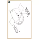 Clear Prop Accessories Spitfire Mk.IXe exhausts for Airfix kit 1:48 (CPA48127)