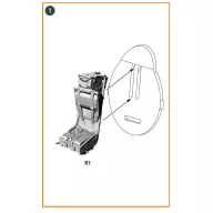   Clear Prop Accessory Fairey Delta 2 Ejection seat for Dora Wings 1:48 (CPA48132)