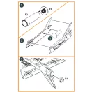 Clear Prop Accessory Fairey Delta 2 Afterburner and Exhaust for Dora Wings 1:48 (CPA48133)
