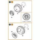 Clear Prop Accessory F-35? wheel set 1:48 (CPA48142)