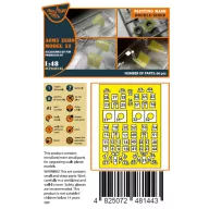   Clear Prop Accessory Zero A6M5a Model 52 double-sided painting mask for Fine Molds 1:48 (CPA48144)
