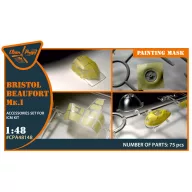   Clear Prop Accessory Beaufort Mk.IA painting mask for ICM 1:48 (CPA48148)