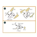 Clear Prop Accessory F-4B/C/J double-sided painting mask for Academy 1:48 (CPA48150)