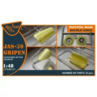   Clear Prop Accessory JAS 39 Gripen double-sided painting mask for Italeri 1:48 (CPA48151)