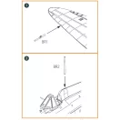 Clear Prop Accessories A5M Claude (early version) brass cast antennas for CP kits CP720016/CP72008 1:72 (CPA72003)