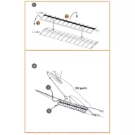   Clear Prop Accessories Ki-51 Sonia (all versions) PE landing flaps for CP kits CP72011/CP72012/CP72013 1:72 (CPA72007)