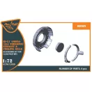 Clear Prop Accessories Ki-51 Sonia (all versions) resin exhaust & cooling gills for CP kits CP72011/CP72012/CP72013 1:72 (CPA72009)