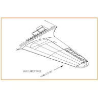   Clear Prop Accessories Gloster E28/39 Pioneer brass pitot tube for CP kits CP72001/CP72007 1:72 (CPA72011)