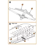   Clear Prop Accessories La-5 (all versions) PE landing flaps for CP kits CP72014/CP72015 1:72 (CPA72012)