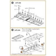   Clear Prop Accessories La-5 (all versions) PE landing flaps for CP kits CP72014/CP72015 1:72 (CPA72012)